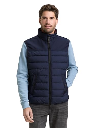 🔥 STARKER PREIS (-54%) TOM TAILOR Hybridweste mit Stehkragen
