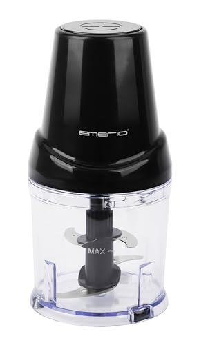 (-32%) EMERIO Zerkleinerer mit 500ml Behältervolumen starker 400W - DC Motor elektrischer Multizerkleinerer 4 Klingen aus Edelstahl zum Zerkleinern von zum Beispiel Fleisch, Zwiebeln, Obst, Gemüse