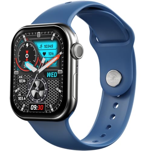 Fire-Boltt Ring X Smart Watch with 2.01” Always-On Display, Bluetooth Calling, Wireless Charging, AI Voice Assistant, 500+ Watch Faces, Health Suite, 