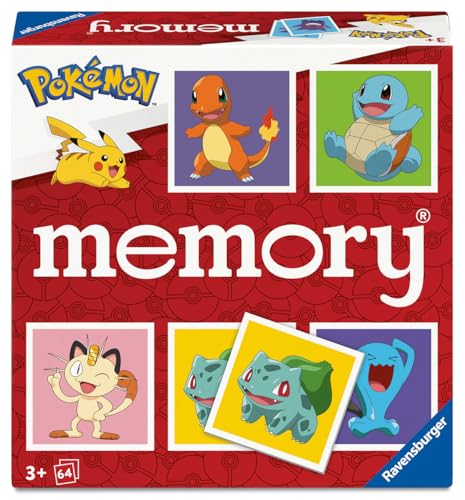 (-29%) Ravensburger Kinderspiel Pokémon Memory - Spiele-Klassiker ab 3 Jahre