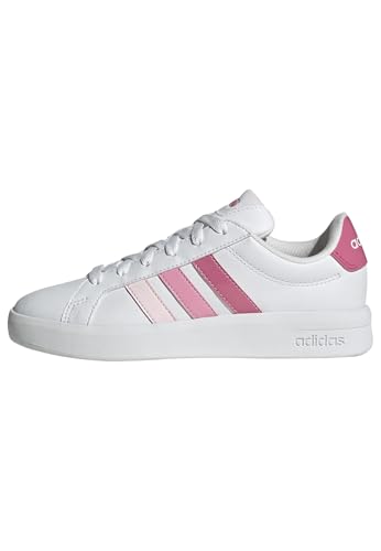 (-37%) adidas Unisex Kinder Grand Court 3.0 Junior Shoes, FTWR White/Pink Fusion/Bliss Pink, 39 1/3 EU