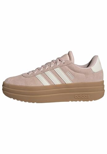 🔥 STARKER PREIS (-50%) Adidas Unisex Kinder VL Court Bold Shoes JUNIOR, Blush pink/Off White/Gum 3, 36 2/3 EU