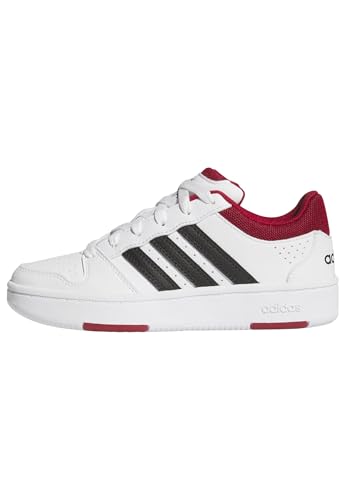(-33%) adidas Unisex Kinder Hoops Classic J Shoes, FTWR White/Core Black/Team Victory Red, 38 EU