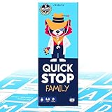 ATM Gaming Quickstop Family – El Juego de Mesa Más Divertido para Toda la Familia | Rápido, Competitivo Noches en Casa - Regalo Original