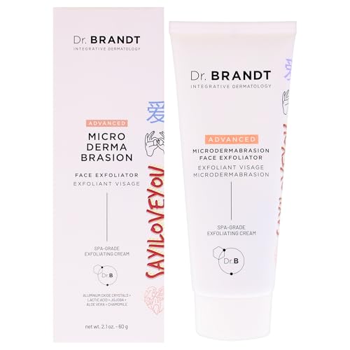 Dr. Brandt Advanced Microdermabrasion Face Exfoliator - Refines Texture, Minimizes the Look of Fine Lines & Enhances Overall Skin Tone - 2 oz