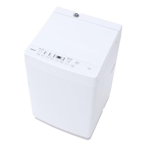[山善] 全自動 洗濯機 7kg YWM-70(W) ホワイト ノンインバーター おいそぎ 部屋干し 槽洗浄 予約機能 2