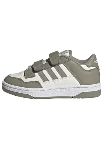 (-30%) adidas Unisex Kinder Rapid Court Childrens Shoes, Silver Pebble/Cloud White/FTWR White, 34 EU