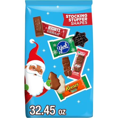 Hershey Assorted Flavored, Christmas Candy Bulk Bag, 32.45 oz