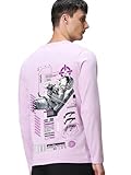 Bewakoof Mens Cotton Jersey Graphic Print Regular Fit Full Sleeve Round Neck TShirt