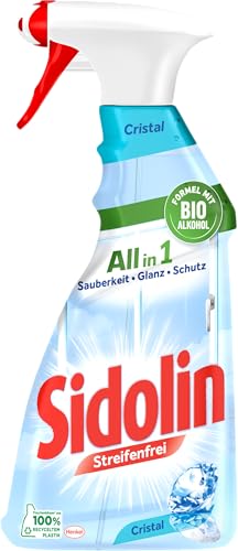 (-20%) Sidolin Streifenfrei All in 1 Cristal Glasreiniger (500ml), Fensterreiniger