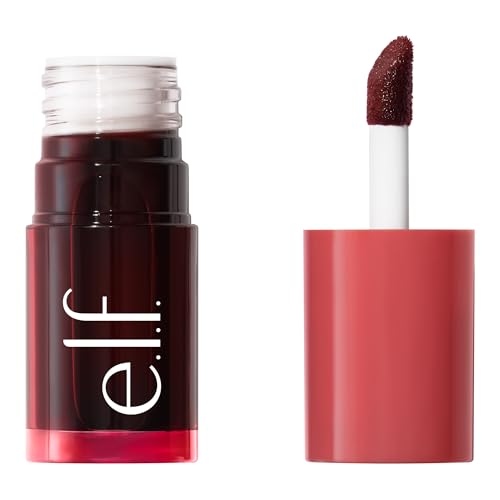 e.l.f. Sheer For It Blush Tint, Multi-Use, Long-Lasting Lip & Cheek Makeup, Creates A Natural Flush Finish, Vegan & Cruelty-Free, Cherry Cola