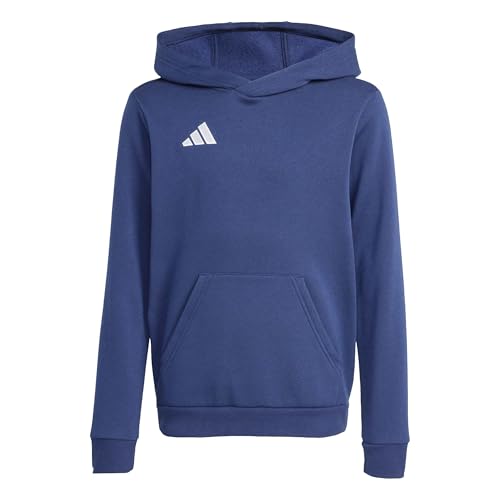 (-21%) adidas Unisex Kinder Entrada26 Hoodie Kids Sweatshirt, Team Navy Blue 2/White, 13-14 Years