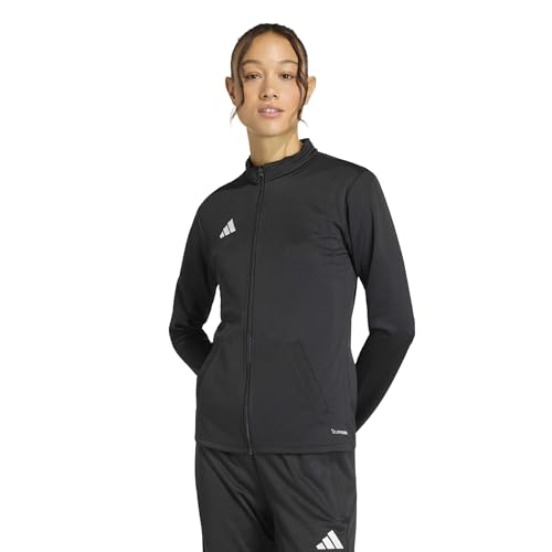 (-25%) adidas Damen Entrada26 Track Sweatshirt, Black/White, XXS