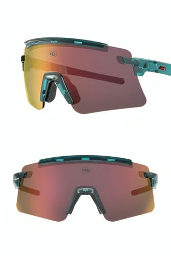 Óculos de Sol HB Apex, Gloss Pine Green - Lente Red Chrome