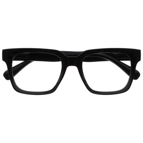 OPULIZE ERA Blue Light Glasses for Women & Men- Clear Lens- Anti-Reflective & Anti-Glare- UV400 Protection- Oversized Frame- Computer & Screen Glasses(Pack 1 of with 1 Pouches)