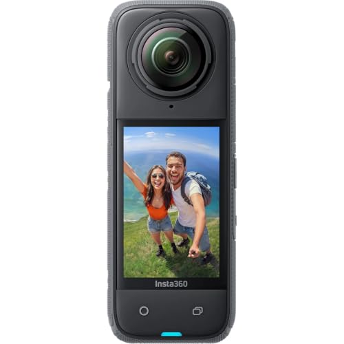 Insta360 X5 - Waterproof 8K 360° Action Camera, Leading Low Light, Invisible Selfie Stick Effect, Rugged and Replaceable Lens, 3-Hour Battery, Built-i