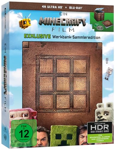 🔥 SELTEN SO GÜNSTIG (-67%) Ein Minecraft Film - Limited Cube Collector's Edition (4K UHD + Blu-ray)