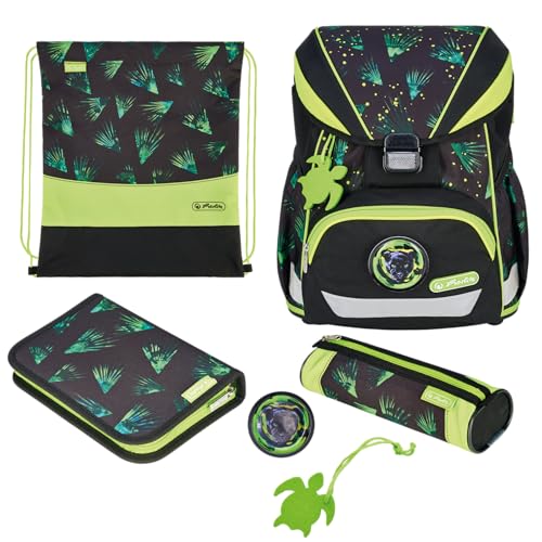 (-27%) herlitz Schulranzen Set 6-teilig Ultralight XL Jungle Explorer 22l