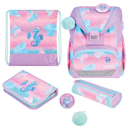 (-22%) herlitz Schulranzen Set 6-teilig Ultralight Ocean Lights 1. Klasse
