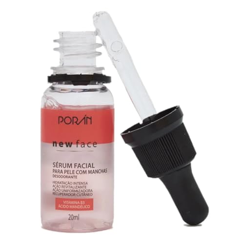 Sérum Clareador Facial Poran, Anti-Idade | Hidratante, Reduz Manchas de Sol e Melasma, Não Oleoso