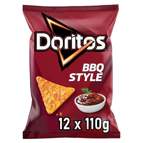 (-16%) Doritos Barbecue - Tortilla Chips mit BBQ Geschmack - Herzhafter Barbeque Snack zum Knabbern aus Mais (12x110g)