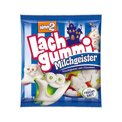 (-33%) nimm2 Lachgummi Milchgeister, Fruchtgummi mit Milchschaum - 1 x 225 g