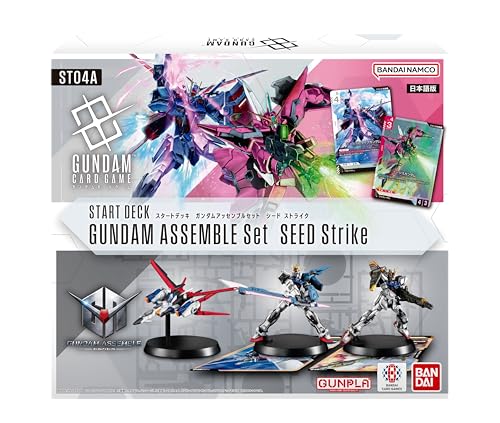 Gundam Card Game Assemble Starter Set - Seed Strike (ST04A) (Japanese) - 50 Cards, 3 Gundam Minis