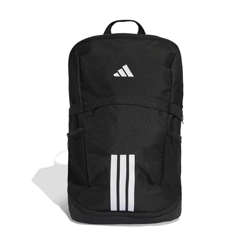 (-36%) adidas Unisex Tiro Backpack, black/white, One size