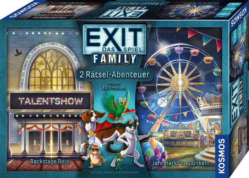 (-45%) Kosmos EXIT - Das Spiel Family: Backstage Boys und Jahrmarkt im Dunkeln