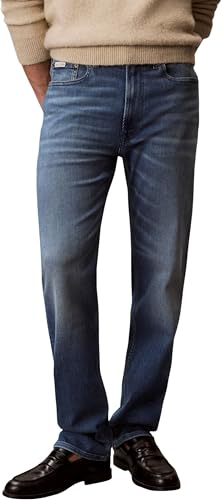 🔥 STARKER PREIS (-53%) Calvin Klein Herren Jeans Hose Standard Embers Straight Fit, Blau (Embers), 30W/34L