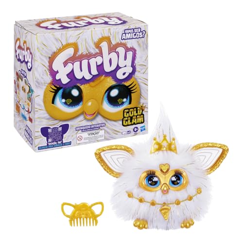 Furby Gold Glam - Brinquedo interativo