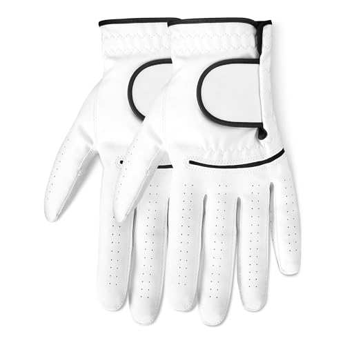⚡ BLITZDEAL (-23%) Amazon Basics Golfhandschuhe für Herren, Rechtshänder, L, 2er-Pack