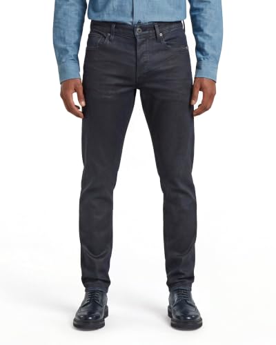 ⚡ BLITZDEAL (-68%) G-STAR Herren 3301 Slim Jeans, Mehrfarben (Worn in lunar Blue Coated 51001-D930-H548), 35W / 38L