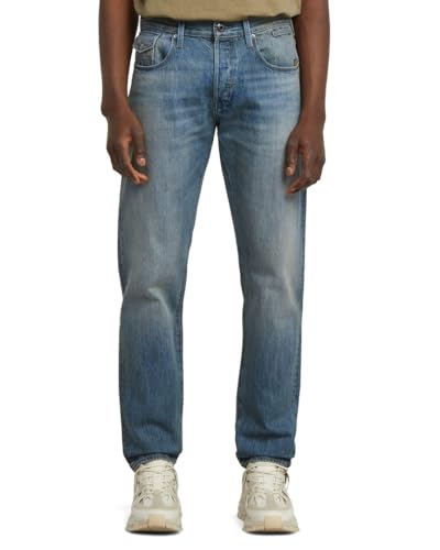 🔥 SELTEN SO GÜNSTIG (-55%) G-STAR Herren Morry FWD Regular Tapered Jeans, Blau (Vintage Gold Digger D26141-D788-H117), 34W / 32L