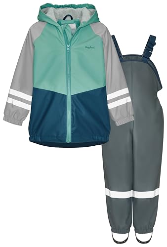 🔥 STARKER PREIS (-64%) Playshoes Zweiteiliger Regenanzug Fleece-Futter, Gefütterter Matschanzug
