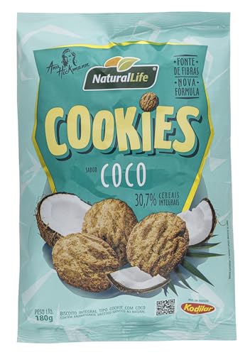Cookies Natural Life - Sabor Coco - 180g