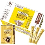人気急上昇の商品5 - ネスカフェ ゴールドブレンド スティック ブラック 100P,箱,レギュラー ソリュブル コーヒー,個包装 : 食品・飲料・お酒