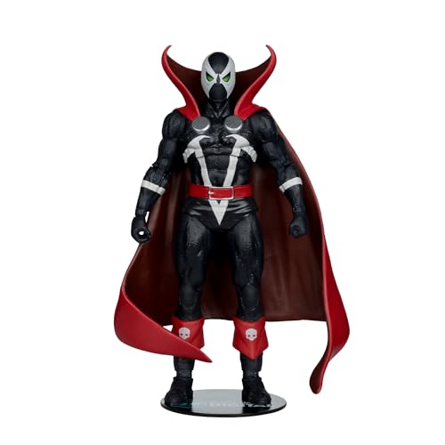 McFarlane Spawn 77 (Black and Red) 7in Action Figure with Comic Toys Digital Collectible [Red Platinum Edition]
