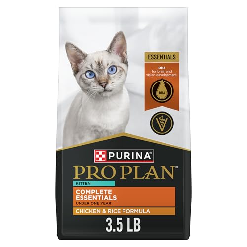 Purina Pro Plan Kitten Dry Food Complete Essentials Chicken and Rice Formula - 3.5 lb. Bag