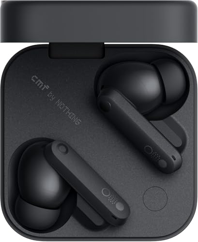 (-23%) CMF by Nothing Buds Pro 2 – Kabellose Ohrhörer mit HiFi-Sound, 50 dB Intelligente aktive Geräuschunterdrückung, 6 HD-Mikrofone und Spatial-Audio-Effekt, 2025 - Dunkelgrau