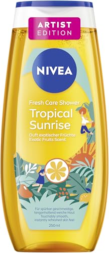 🔥 SELTEN SO GÜNSTIG (-13%) NIVEA Tropical Sunrise Artist Edition Duschgel, pH-hautneutrale Pflegedusche mit Vitamin C & E, Duschbad mit einer Duftkomposition aus exotischen Früchten (250 ml)