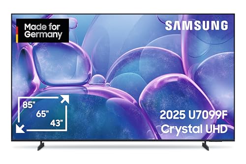 (-46%) Samsung Crystal UHD 4K U7099F 75 Zoll (189 cm) LED, MetalStream Design, SmartThings, Knox Security, Gaming Hub, AI Upscaling, Smart TV, 2025