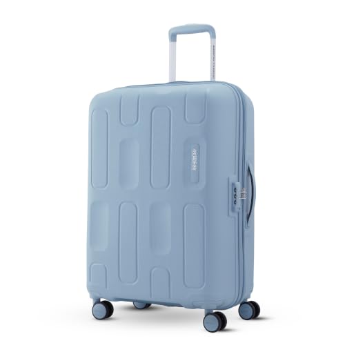 American Tourister Ivy 2.0|Medium Size Check-in Spinner Trolley Bag (68 cm)|360° 8 Wheel Travel Luggage|Hard Case Polypropylene (PP) Suitcase|Combinat