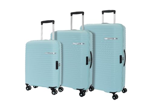 American Tourister Liftoff+ with TSA Lock & 8 Wheel, 3Pc Set (Small +Medium +Large) Hard PP Check-in Suitcase for Travel/Trolley Bag for Travel/Travel