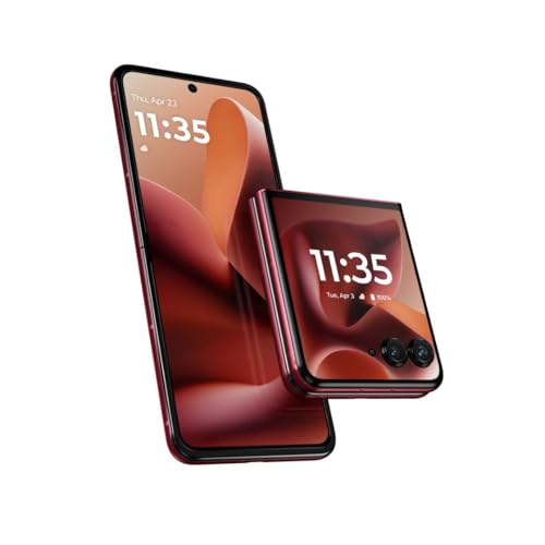 Motorola razr 60 Ultra (Pantone Rio Red, 16 GB RAM, 512 GB Storage) | Snapdragon® 8 Elite Mobile Platform | 6.9" AMOLED Upto 165Hz Display | 50 MP + 5
