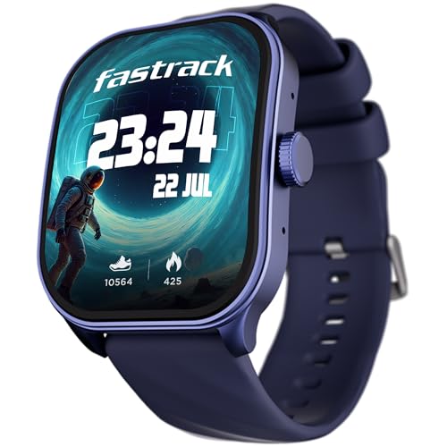 Fastrack Limitless FS2 Pro 1.96" AMOLED Smart Watch with BT Calling, AI Voice Assistant, 100+ Sports Modes, 5-Day Battery, Fast Charge, Health