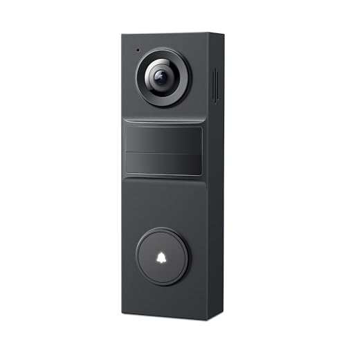 Tapo Smart Video Wireless Doorbell Camera - 2K, 160° Ultra-Wide View, Up to 180 Days Battery, Alexa, Google Assistant Compatible, Free AI Person Detection, IP54, SD/Cloud Storage, D205