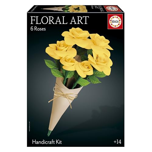 #Puzzle Educa Floral Art Ramo 6 rosas amarillas por 5,61€ ¡¡20% de descuento!!
