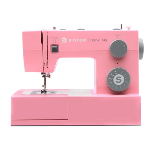 SINGER 4411 Heavy Duty Pink Sewing Machine with Accessories | High Speed, 69 Stitch applications, Strong Motor, Metal Frame, LED Light & 4-Step Buttonhole