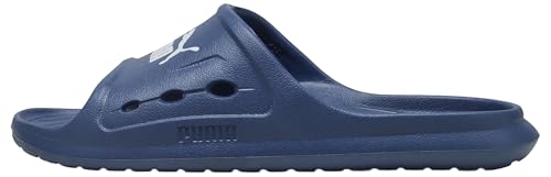 🔥 STARKER PREIS (-59%) PUMA DIVECAT Dry Slide Unisex-Sandale, Blue Jewel-Silver Mist, 6 UK